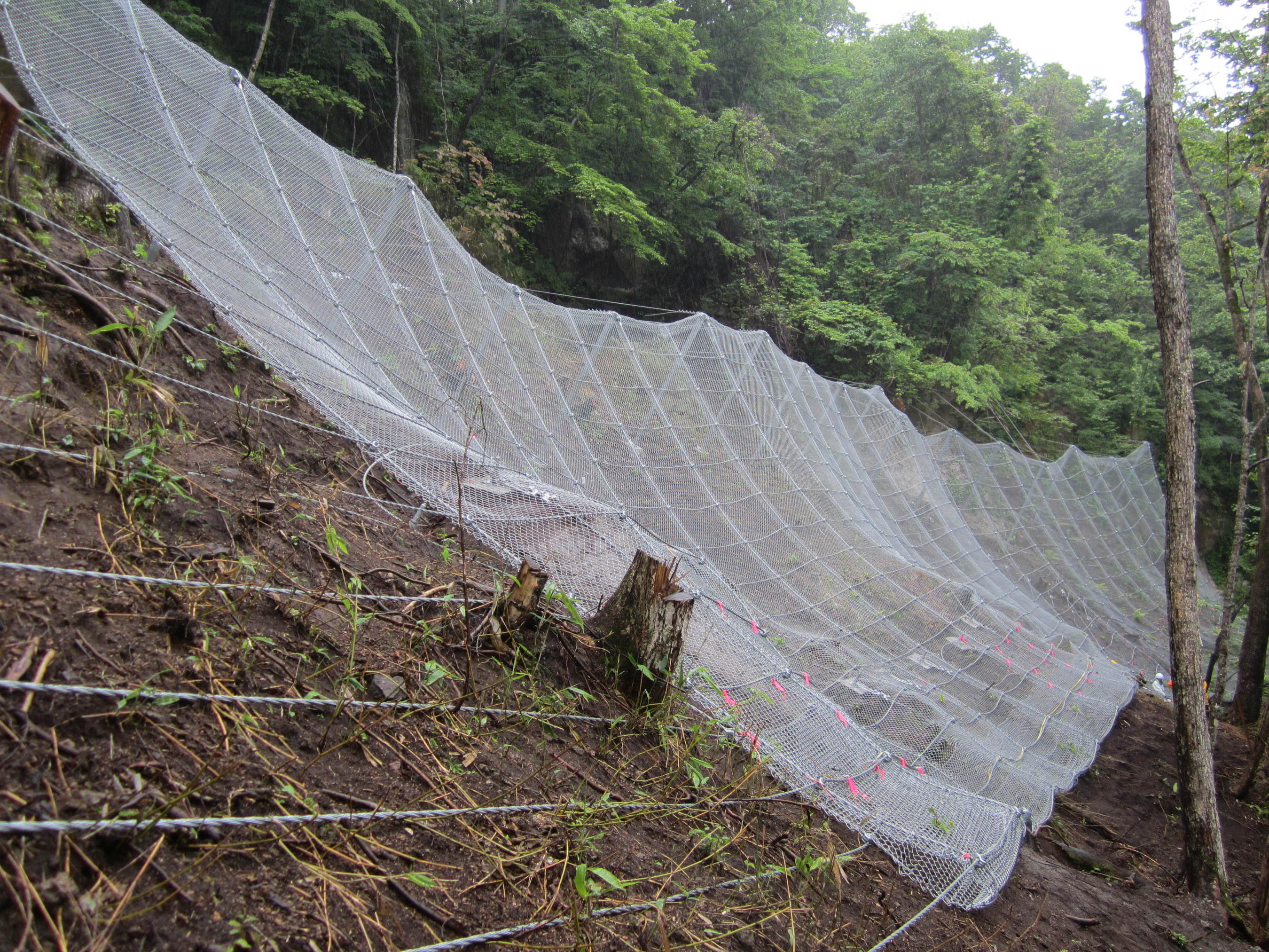 千歳発電所治山工事その2