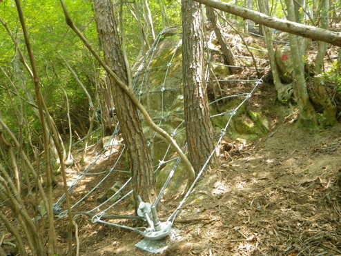 （主）川西篠山線災害防除道路防災工事