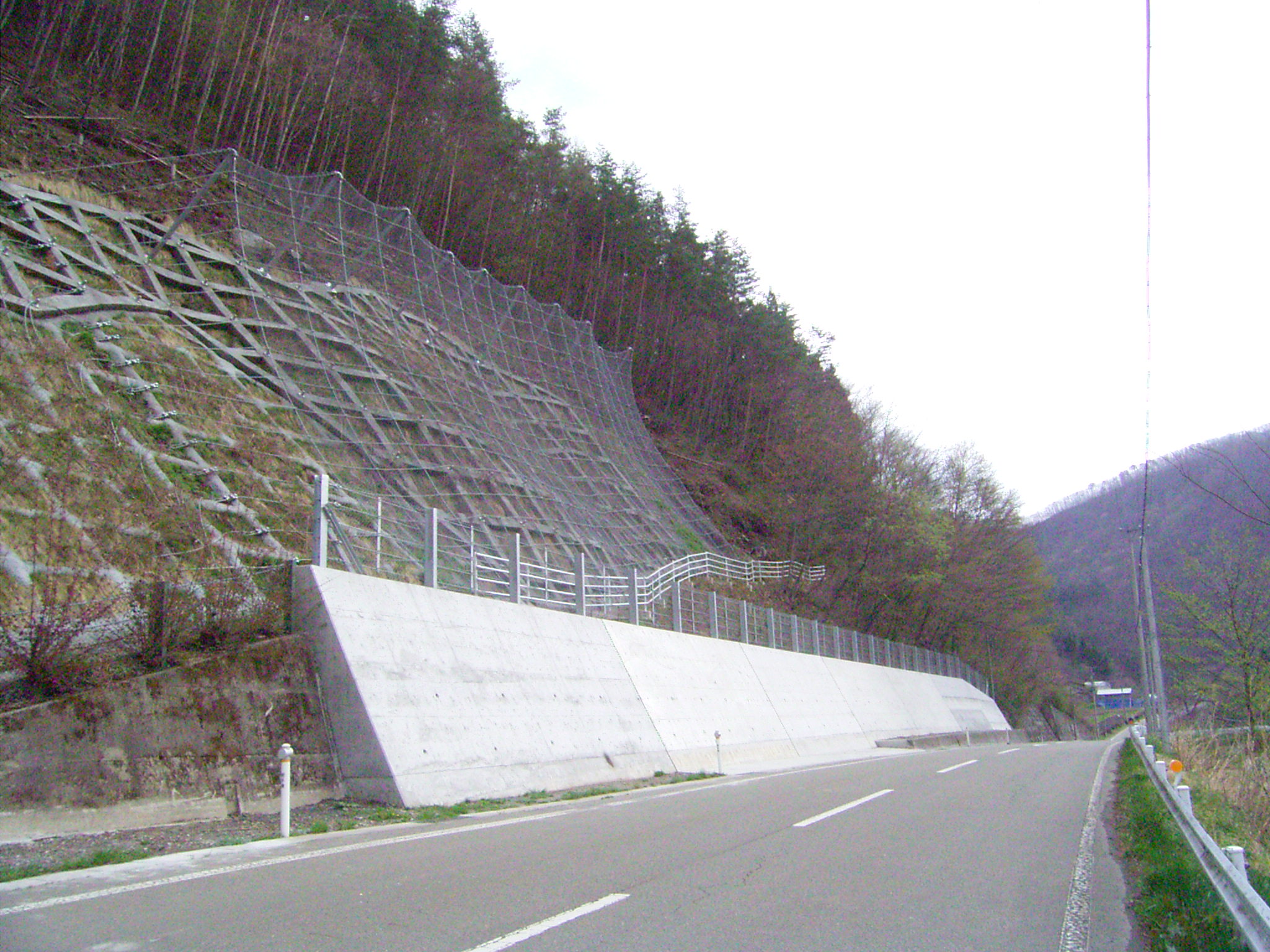 主要地方道大槌川井線金沢地区緊急地方道整備工事