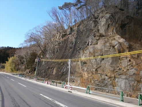 一般国道342号厳美地区道路災害防除(法面)工事