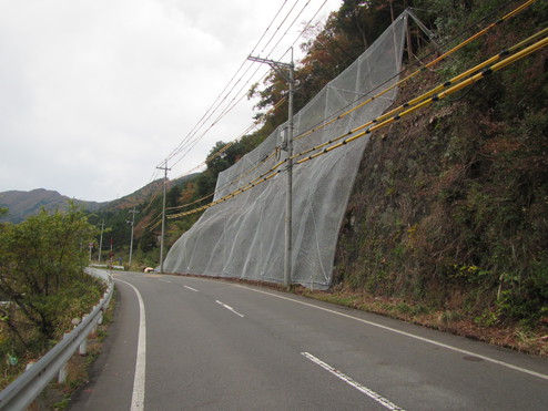 県道河内槙原線（河内工区）道路災害防除工事（交付金）