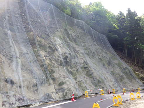 国道500号落石防止工事（2工区）