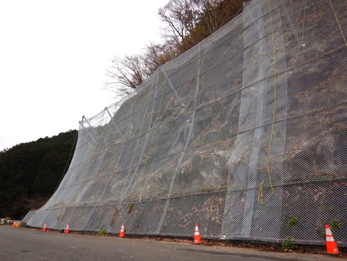 道路防災工事 県民の森矢板線その1（土砂災害）