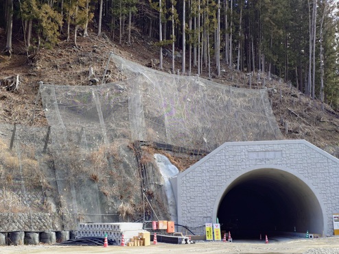 主要地方道松川大鹿線 下伊那郡大鹿村落合 地内
