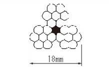 ③ワイヤロープ